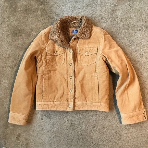 Lilu Jackets & Blazers - Tan corduroy jacket